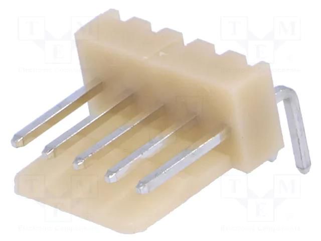 Connector: wire-board; socket; male; PIN: 5; THT; angled 90°; 2.54mm BULGIN 14192