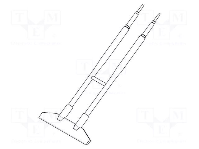 Tip; shovel; 50mm; for hot tweezers JBC TOOLS JBC-C420283
