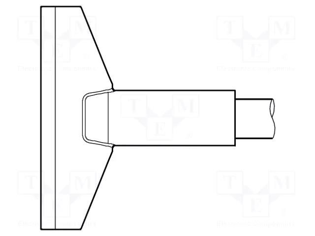 Tip; shovel; 32.2mm; longlife JBC TOOLS JBC-C470023