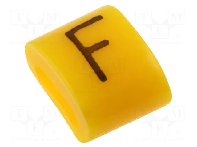 Markers; Marking: F; 1.1÷2.5mm; H: 3mm; A: 6mm; -30÷100°C; leaded KURANT MZ-0/F