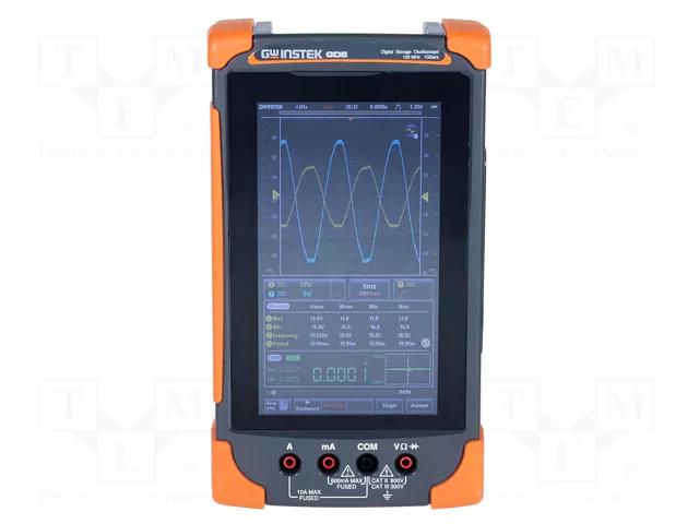 Handheld oscilloscope; 100MHz; LCD; Ch: 2; 1Gsps (in real time) GW INSTEK GDS-310