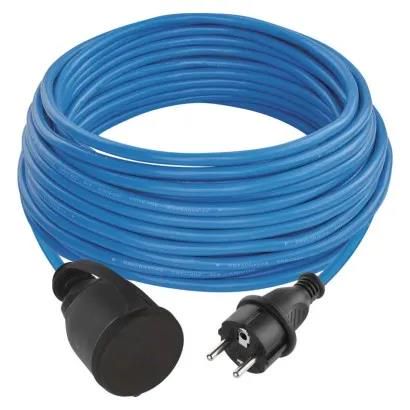 Weatherproof Extension Cord 20 m / 1 socket / blue / PVC / 230 V / 1,5 mm2, EMOS P01520W 8592920123676