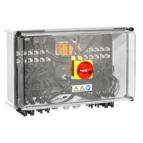 Combiner Box (Photovoltaik), 1000 V, 1 MPPT, 6 Inputs / 6 Outputs per MPPT, With fuse holder, Surge protection II, Switch disconnector, WM4C Weidmuller 2737500000