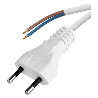 Power Cord PVC 2× 0,75mm2, 3m, white, EMOS S15273 8595025314413