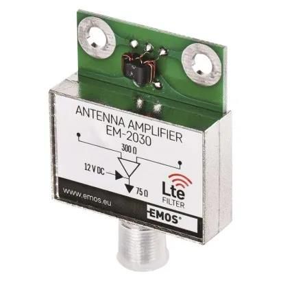 Antenna Preamplifier 30dB VHF/UHF, EMOS J5803 8595025386755