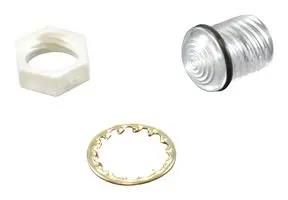 LENS, 5MM LED, PC, TRANSPARENT CMS442CTP