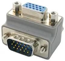 ADAPTER, HD D-SUB, 15POS, PLUG-RCPT DG90H15MF1