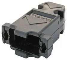 D SUB BACKSHELL, 180DEG, THERMOPLASTIC 17E17241