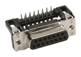 D-SUB CONN, RCPT, 15POS, TH 09662127601