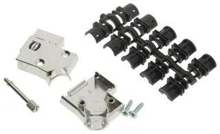 D SUB BACKSHELL, 45DEG, SIZE DE 09670090333