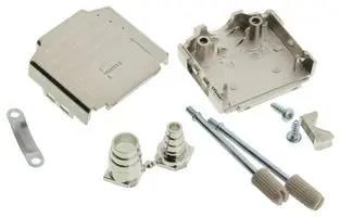 D SUB BACKSHELL, 180DEG, SIZE DA 09670150425