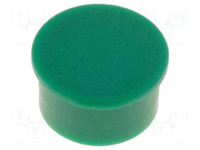 Cap; thermoplastic; push-in; green CLIFF K85-GRN