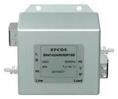 POWER LINE FILTER, 1-PHASE, 30A, 250V B84142A0030R166