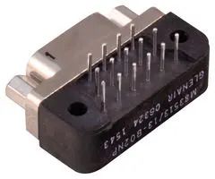 MICRO D-SUB CONN, PLUG, 15P, R/A, PANEL MWDM2L-15PCBRP-.110