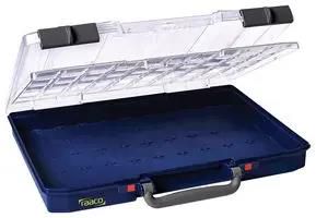 CARRYLITE W/DBL LID, 330X58X413MM, BLU 142335