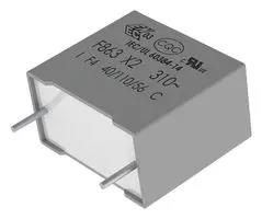 CAPACITOR, FILM, 4.7UF, 310V, X2, RADIAL F863RL475K310ALW0L