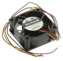 AXIAL FAN, 60MM, 12VDC, 49.4CFM, 53DBA 9G0612P4S001