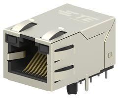 RJ45 CONNECTOR, JACK, 8P8C, 1PORT, TH 2301994-2..