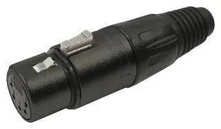 CONNECTOR, XLR, PLUG, 5POS, CABLE FC6166