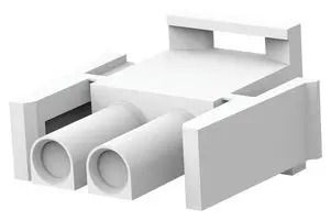 PLUG HOUSING, 2POS, NYLON 6/6, NATURAL 1-1703061-2