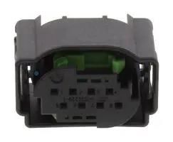 RECEPTACLE HOUSING, 8POS, GF PBT, BLACK 1-1534229-1