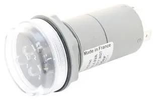 PILOT LIGHT, VOLT INDICATOR, 30MM, WHITE XB5EV57L4