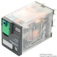 MINIATURE RELAY, DPDT, 12A, 110V, SOCKET RXM2AB2FD