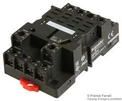 RELAY SOCKET, 16A, 250VAC, DIN RAIL RPZF4