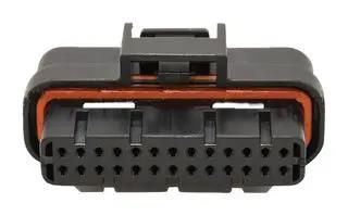 PLUG HOUSING, 26POS, PPS, BLACK 1473712-1