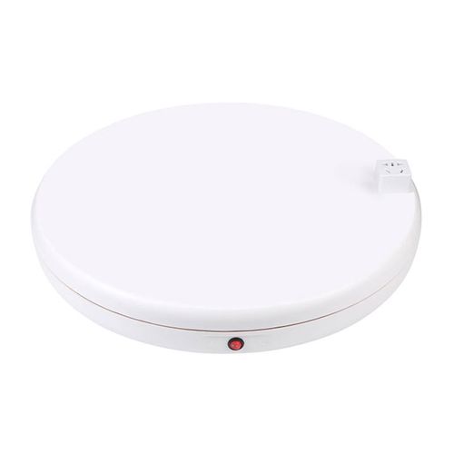 Rotating display stand Puluz with power socket 45 cm (white), Puluz PU3148EU