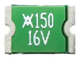 FUSE, RESETTABLE PTC, 16VDC, 1.5A, SMD MINISMDC150F/16-2