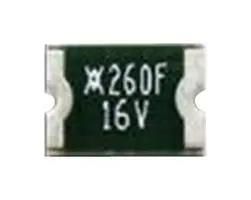 FUSE, RESETTABLE PTC, 16VDC, 2.6A, SMD MINIASMDC260F/16-2