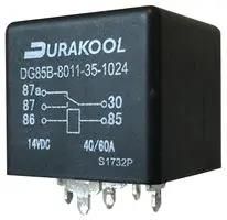 AUTOMOTIVE RELAY, SPDT, 12VDC, 60A DG85B-8011-76-1012-DR