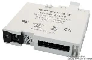 ANALOGUE I/P MODULE, 4-CH, VOLT I/P SNAP-AIV-4