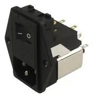 IEC INLET, 2.4A, 250VAC, SOLDER FN388-2-21