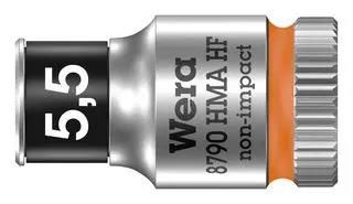 HEX SOCKET, AF 5.5MM, 6.35MM DRIVE 8790 5.5