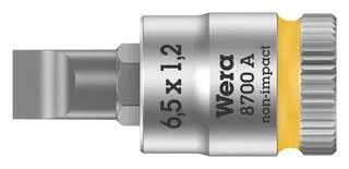 BIT SOCKET, SLOTTED, 1.2X6.5MM, 28MM 8700 1.2 X 6.5MM