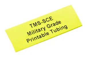 HEAT SHRINK MARKER, 25.4MM, YELLOW TMS-SCE-1K-1-2.0-4
