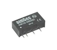 DC-DC CONVERTER, 5V/-5V, 0.1A/-0.1A AM1D-0505DH60Z