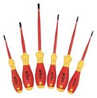 INSULATED SLIMLINE SCREWDRIVER SET, 6PC 32196