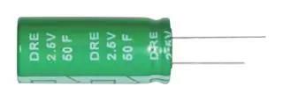 CAP, 1F, 2.5V, DOUBLE LAYER, RADIAL DRE105S0EF12RRDAP