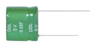 CAP, 1F, 5.5V, DOUBLE LAYER, RADIAL DDL105S05F1JRRDAPZ