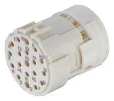CIRCULAR INSERT, RCPT, 16POS, PA, CRIMP 09151193101