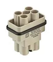 HEAVY DUTY INSERT, PLUG, 4POS, 6MM2 09120062662
