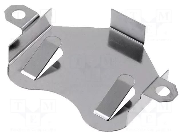 Clip; CR2450,DL2450; SMD; H: 5.8mm; Ø: 24mm KEYSTONE KEYS3008