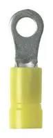 TERMINAL, RING TONGUE, #8, 12AWG, YELLOW PV12-8HDR-L