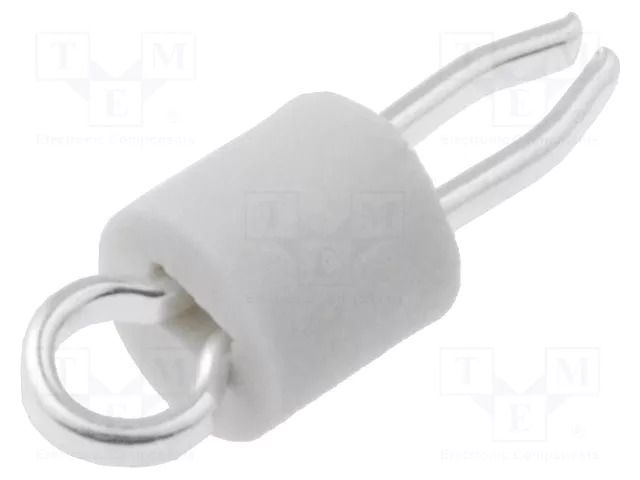 Test point terminal; white; PCB; 3.18mm KEYSTONE KEYS5007
