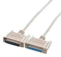 COMPUTER CORD, D-SUB 25P PLUG/SKT, 1.8M 11.01.3618