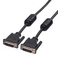 AUDIO CABLE, DVI-D PLUG, 10M, BLACK 11.04.5595