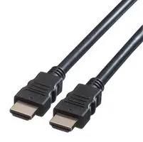 AUDIO CABLE, HDMI A PLUG, 2M, BLACK 11.04.5572